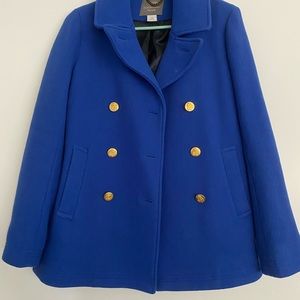 Jcrew royal blue wool jacket.